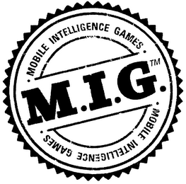 M.I.G. MOBILE INTELLIGENCE GAMES