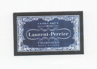 ULTRA BRUT DEPUIS 1812 SINCE LAURENT-PERRIER CHAMPAGNE BRUT NATURE