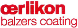 OERLIKON BALZERS COATING