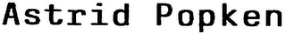 ASTRID POPKEN