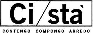 CI STÀ CONTENGO COMPONGO ARREDO