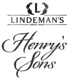L LINDEMAN'S EST. 1843 HENRY'S SONS