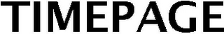 TIMEPAGE