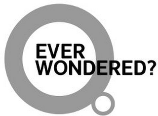 EVER WONDERED?