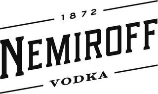 1872 NEMIROFF VODKA