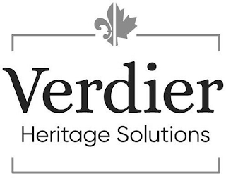 VERDIER HERITAGE SOLUTIONS