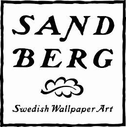 SAND BERG SWEDISH WALLPAPER ART