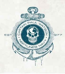 ·CAPTAIN PAUL WATSON· NEPTUNES NAVY EST. 1977