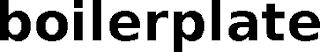 BOILERPLATE