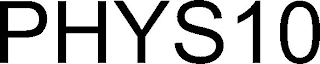 PHYS10