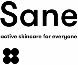 SANE ACTIVE SKINCARE FOR EVERYONE