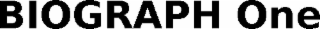 BIOGRAPH ONE