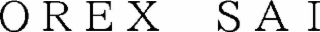 OREX SAI