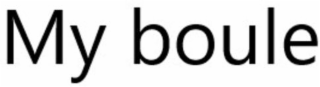 MY BOULE