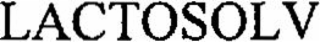 LACTOSOLV