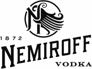 N 1872 NEMIROFF VODKA