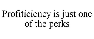 PROFITICIENCY IS JUST ONE OF THE PERKS