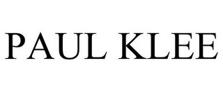 PAUL KLEE