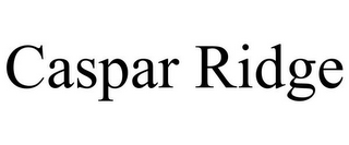 CASPAR RIDGE