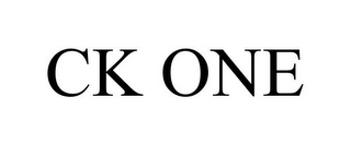 CK ONE