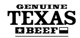 GENUINE TEXAS BEEF