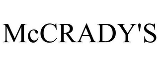 MCCRADY'S