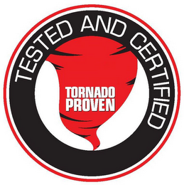 TESTED AND CERTIFIED TORNADO PROVEN