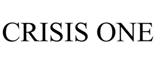 CRISIS ONE