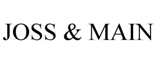 JOSS & MAIN