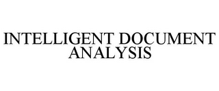 INTELLIGENT DOCUMENT ANALYSIS