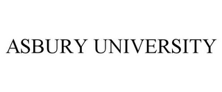 ASBURY UNIVERSITY