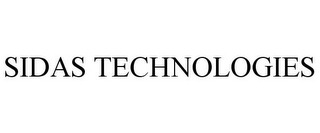 SIDAS TECHNOLOGIES