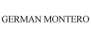 GERMAN MONTERO
