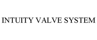 INTUITY VALVE SYSTEM