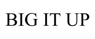 BIG IT UP