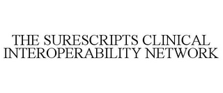 THE SURESCRIPTS CLINICAL INTEROPERABILITY NETWORK