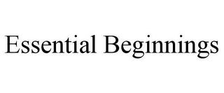 ESSENTIAL BEGINNINGS