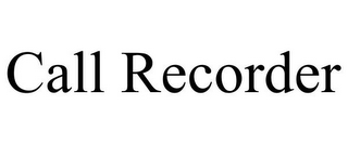 CALL RECORDER