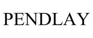 PENDLAY