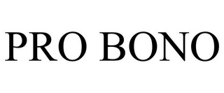 PRO BONO