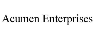 ACUMEN ENTERPRISES