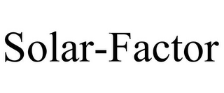 SOLAR-FACTOR