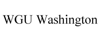 WGU WASHINGTON