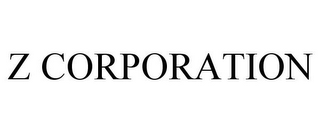 Z CORPORATION