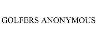 GOLFERS ANONYMOUS