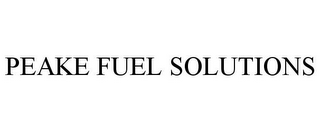 PEAKE FUEL SOLUTIONS