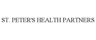 ST. PETER'S HEALTH PARTNERS