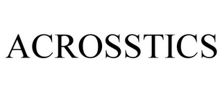 ACROSSTICS