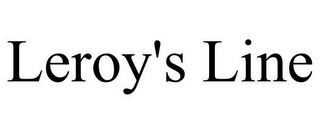 LEROY'S LINE