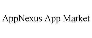 APPNEXUS APP MARKET